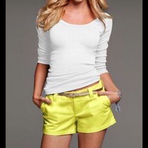 Victoria's Secret Eva shorts 5" inseam in lime